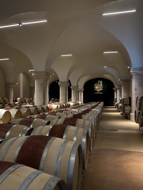 The barrels of Chiantia Classico Estate
