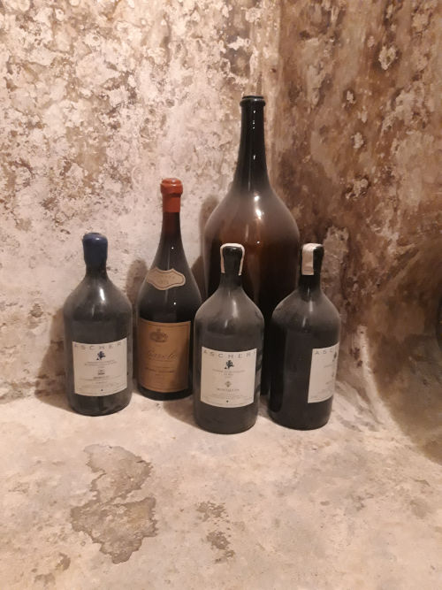 Old wine bottles