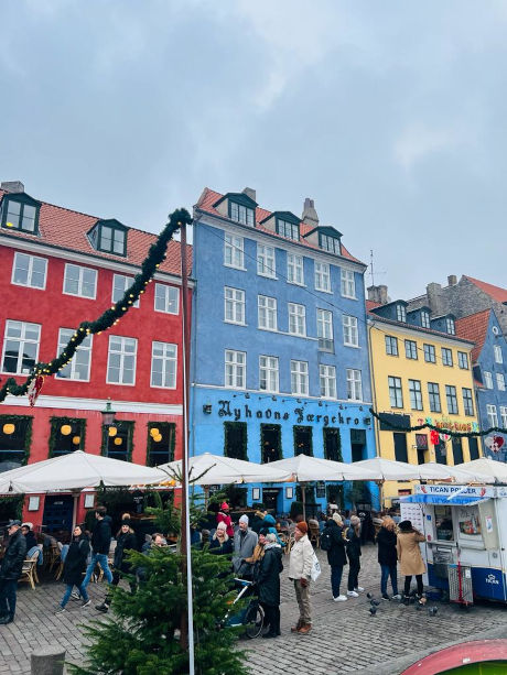 The colourful streets of Copenhagen