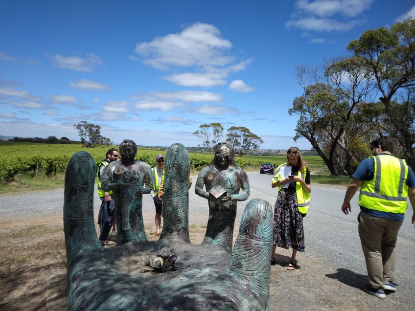 D'Arenberg Hand Statue