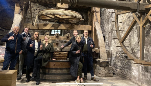 The group in the cellar cave