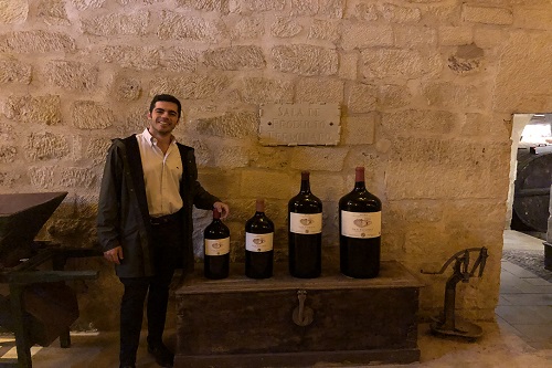 Mikel Eguren at the Sierra Cantabria winery